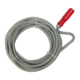 TOPTRADE čistič na odpad – spirála 0,9 cm × 10 m