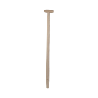 TOPTRADE dřevěná broušená násada na rýč s T madlem 90 cm