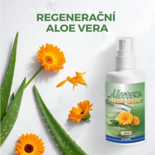 Aloe Vera Relief Spray 100 ml – zklidňující hydratační sprej s aloe vera